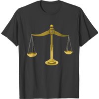 Brass Scales Of Justice T-shirt