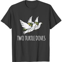 Two Turtle Doves Christmas Song Cute T Gigapixel T-shirt — T-shirts pour hommes