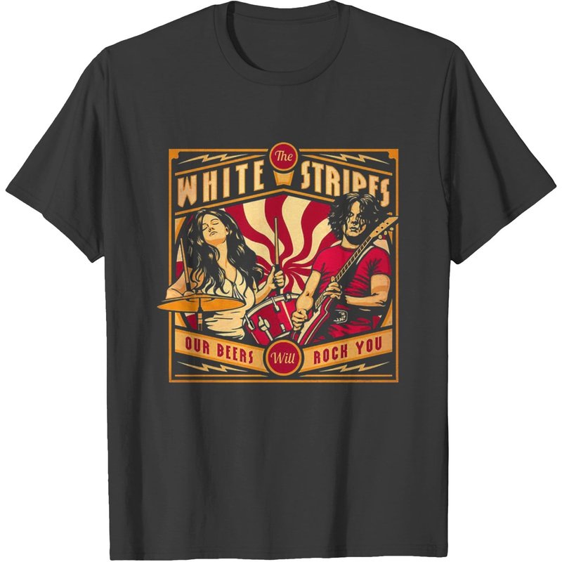 The White Stripes T-shirt — Mens T Shirts