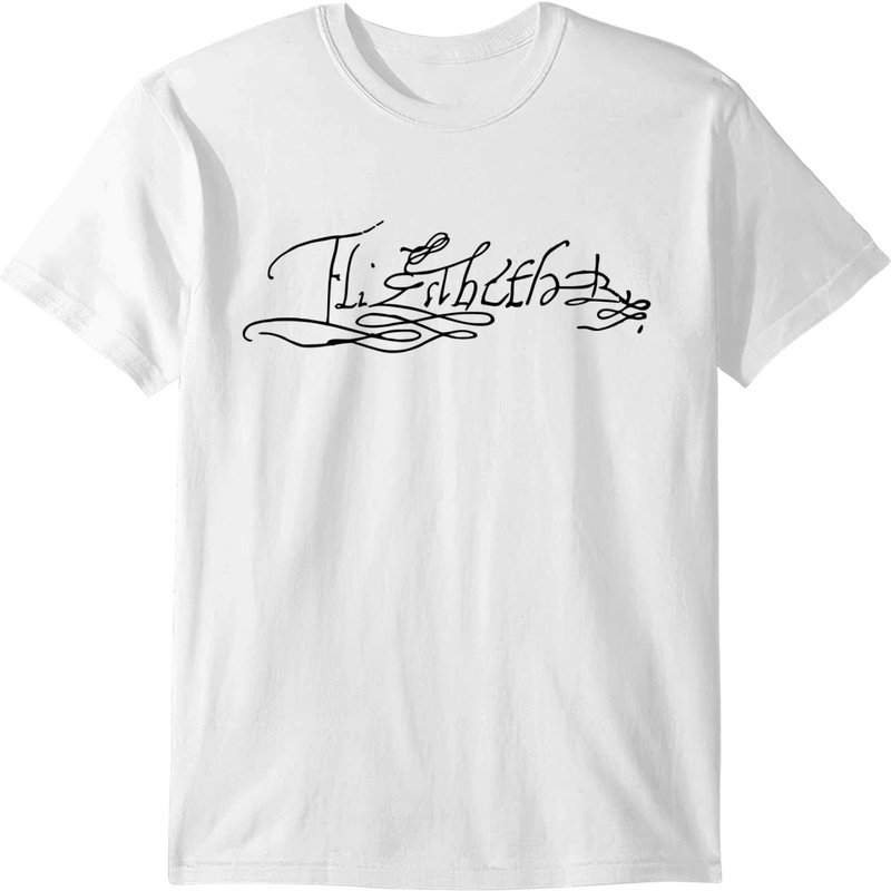 Elizabeth I Signature T-shirt — Mens T Shirts