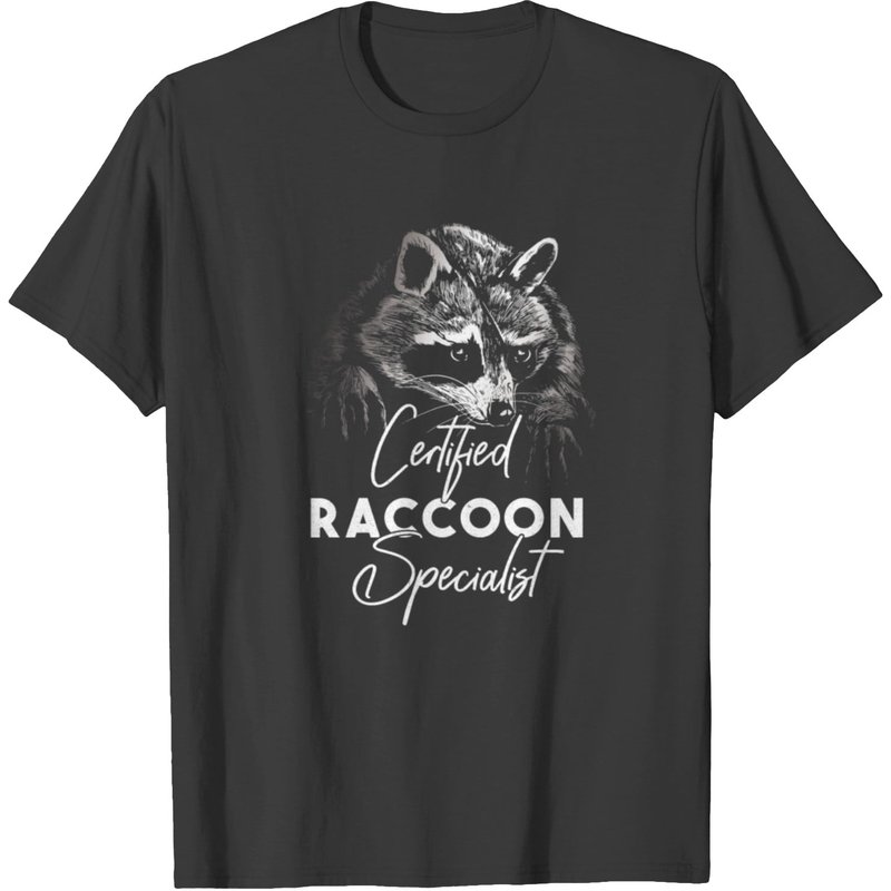 Certified Raccoon Specialist Raccoons Gift Idea T-shirt — T-shirts pour hommes