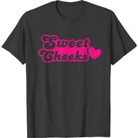 Sweet Cheeks With Cute Little Love Heart T-shirt