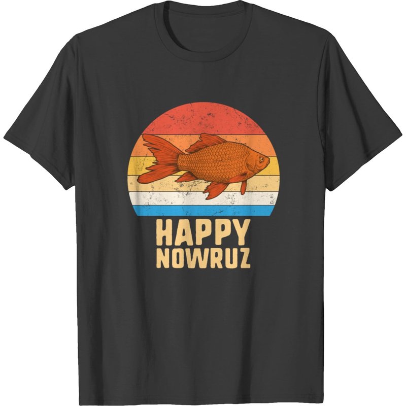 Happy Nowruz Persian New Year Goldfish Iran T-shirt