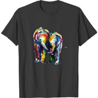 Elephant Watercolor T Shirts T-shirt — T-shirts pour hommes