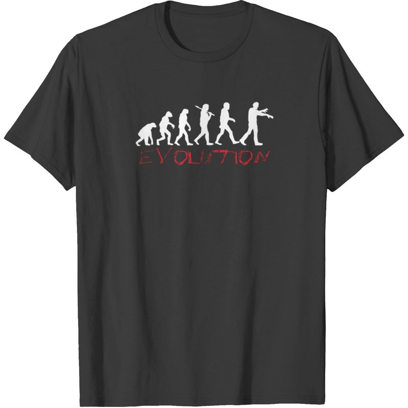 Evolution Of Zombie T-shirt — T-shirts pour hommes