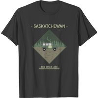 The Wild Life In Saskatchewan, Canada T-shirt — T-shirts pour hommes