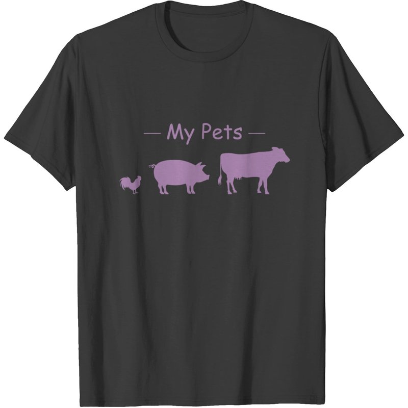 My Pets Cow Pig Chicken Animal Friend T-shirt T-shirt — T-shirts pour hommes