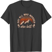 Not All Who Wander Are Lost Graphic Vintage T-shirt — T-shirts pour hommes