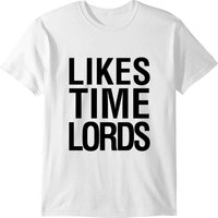 Likes Time Lords T-shirt — Mens T Shirts
