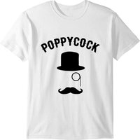 Poppycock British Derby Monocle Guy T-shirt
