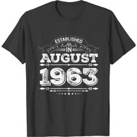 Established In August 1963 T-shirt — T-shirts pour hommes