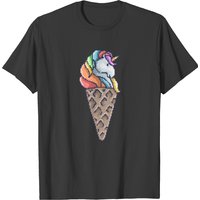 Ice Cream Unicorn Cone T-shirt