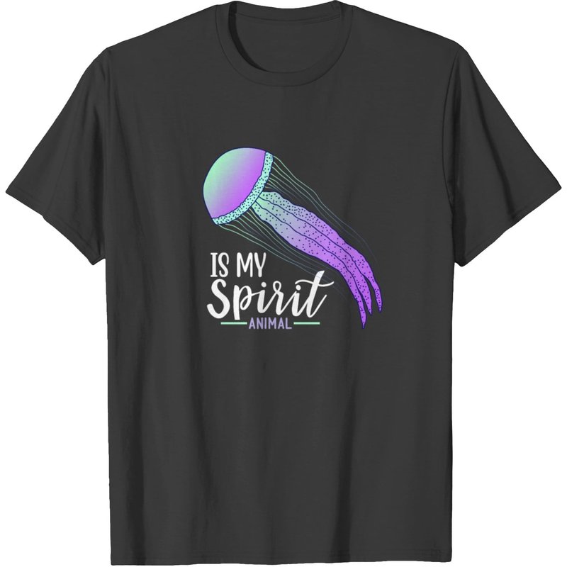 Jellyfish Is My Spirit Animal I Ladies Gift T-shirt — Mens T Shirts