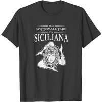 Never Underestimate A Sicilian Trinacria Sicilia T-shirt — Mens T Shirts