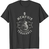 Memphis Beale Street Usa Vintage T-shirt — T-shirts pour hommes