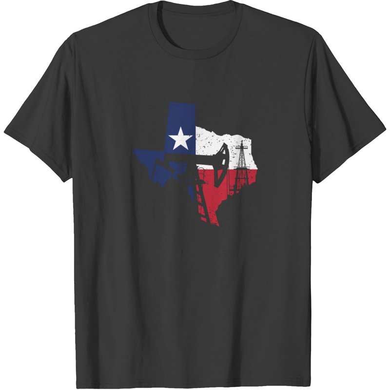 Texas Oilfield Roughneck - Oil Rig Worker Gift T-shirt — T-shirts pour hommes