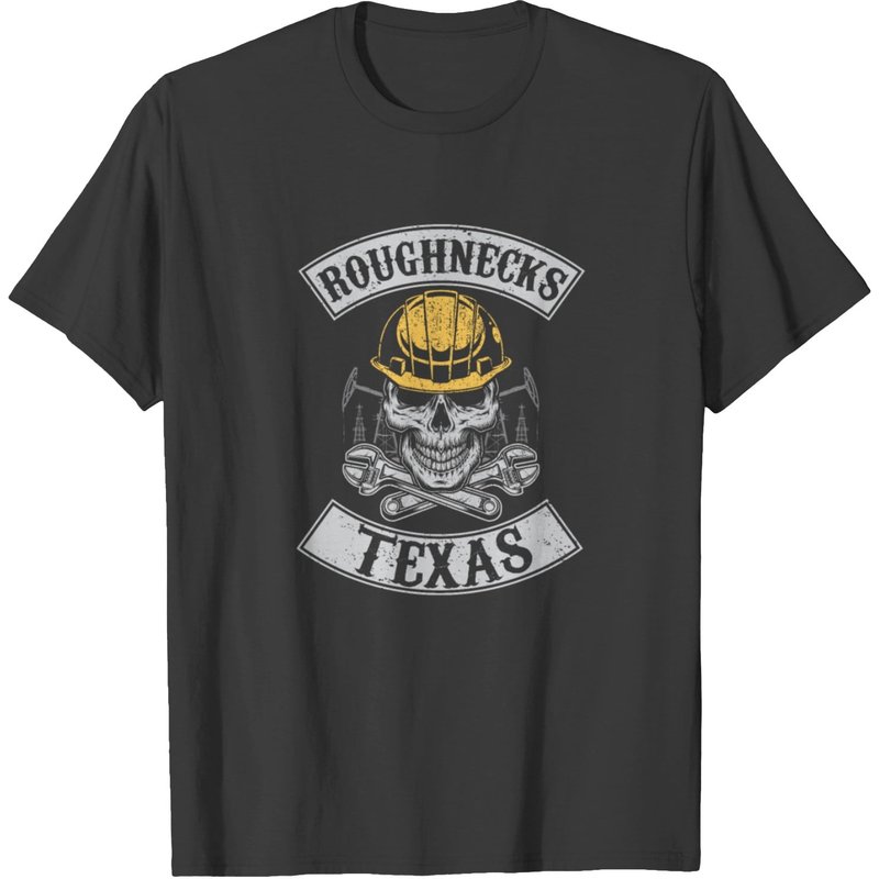 Roughnecks Texas Oilfield Roughneck - Oil Rig T-shirt — T-shirts pour hommes