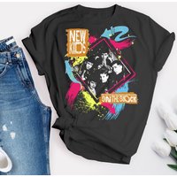 Vintage 80's New Kids On The Block Pop Boy Band Concert On Tour T-shirt — T-shirts pour hommes
