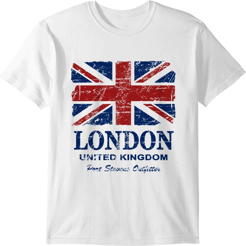 Union Jack Flag - Vintage Look T-shirt
