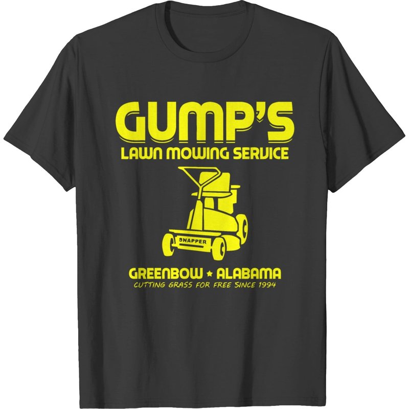 Gump S Lawn Mowing Service T-shirt — T-shirts pour hommes