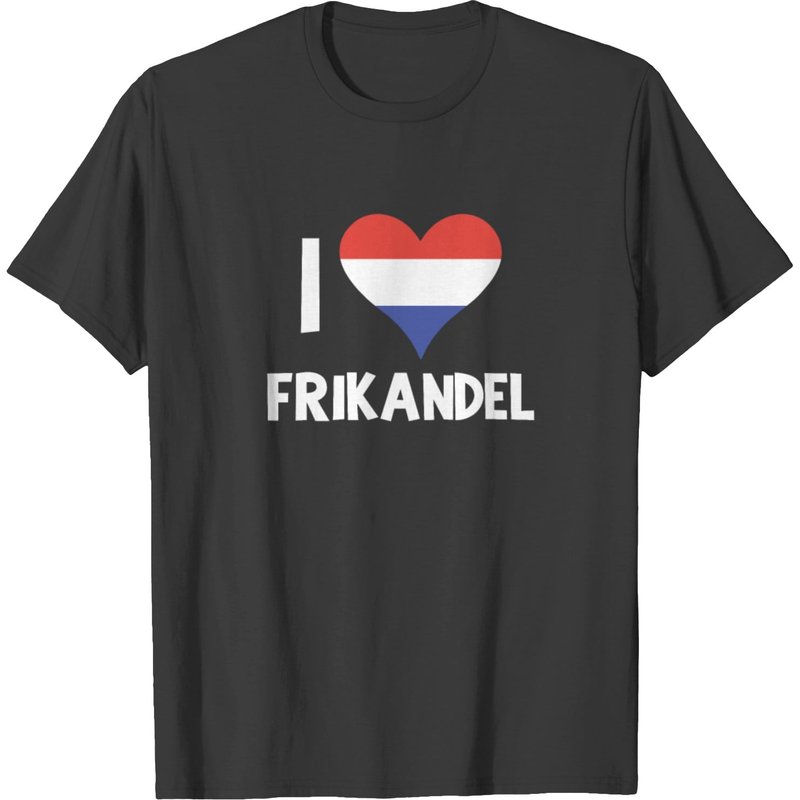 I Love Frikandel Holland Dish T-shirt — T-shirts pour hommes
