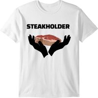 Steakholder Meat Steak Grill T-shirt — Mens T Shirts