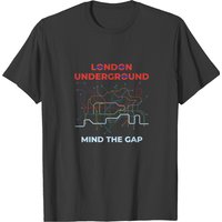 Mind The Gap London Underground England Gb Uk Gift T-shirt — T-shirts pour hommes