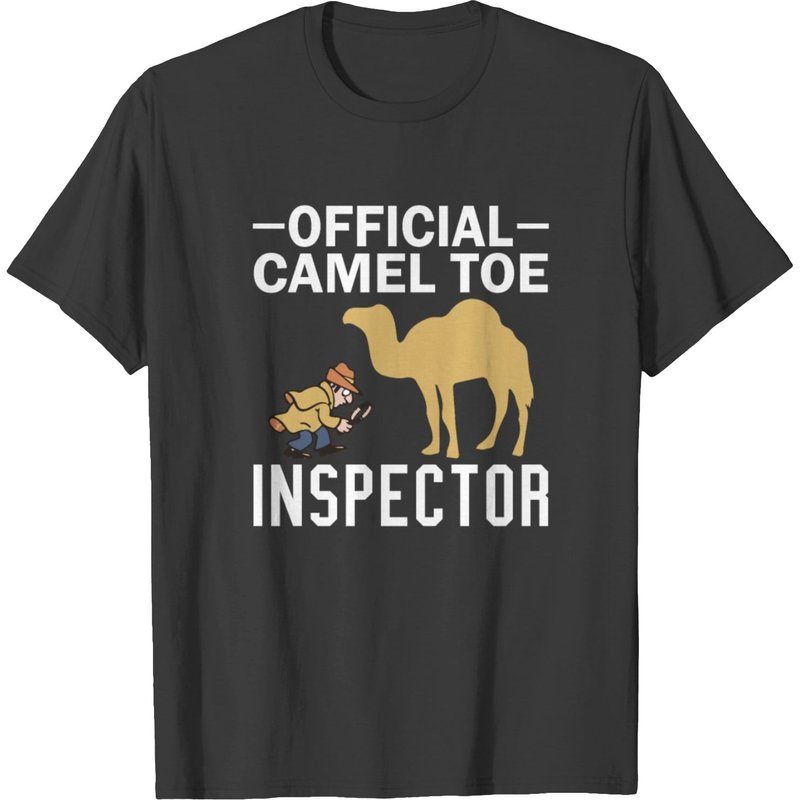 Official Camel Toe Inspector Funny T-shirt T-shirt — T-shirts pour hommes