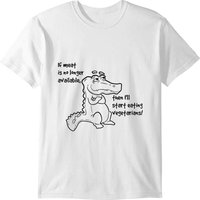 If Meat Is No Longer Available Vegetarian Gift T-shirt — T-shirts pour hommes