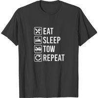 Tow Truck Eat Sleep Repeat T-shirt T-shirt — Mens T Shirts