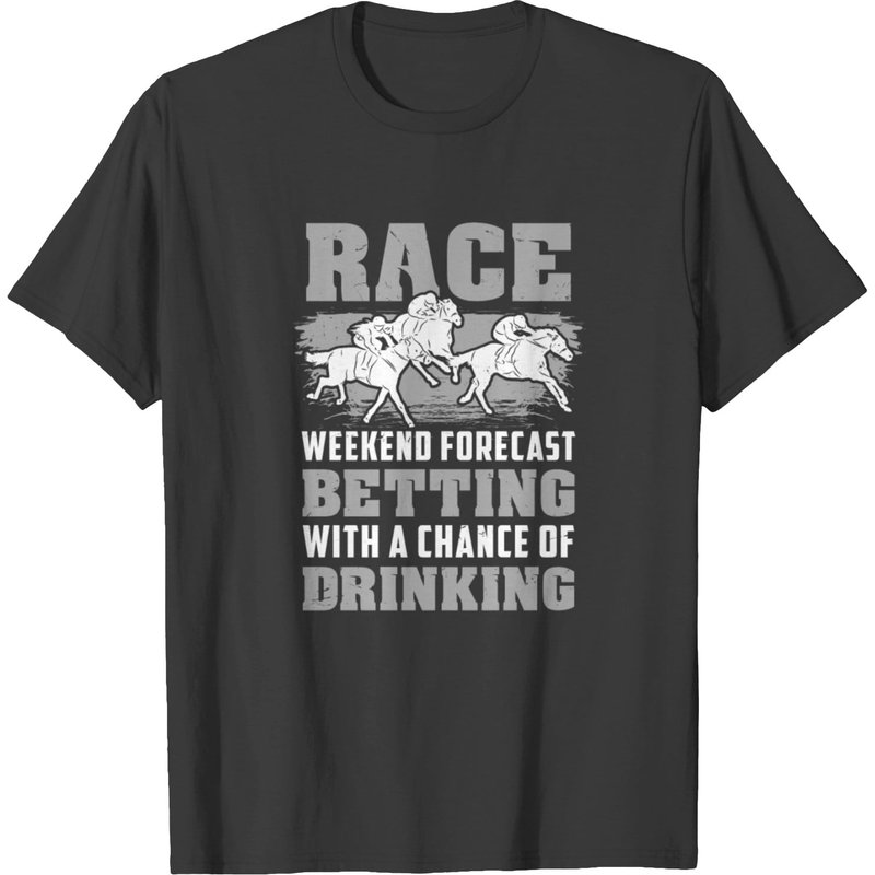 Horse Racing Betting Drinking Gift T-shirt — Mens T Shirts
