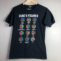 Rubiks Cube T Shirt Cubes Figures Chart