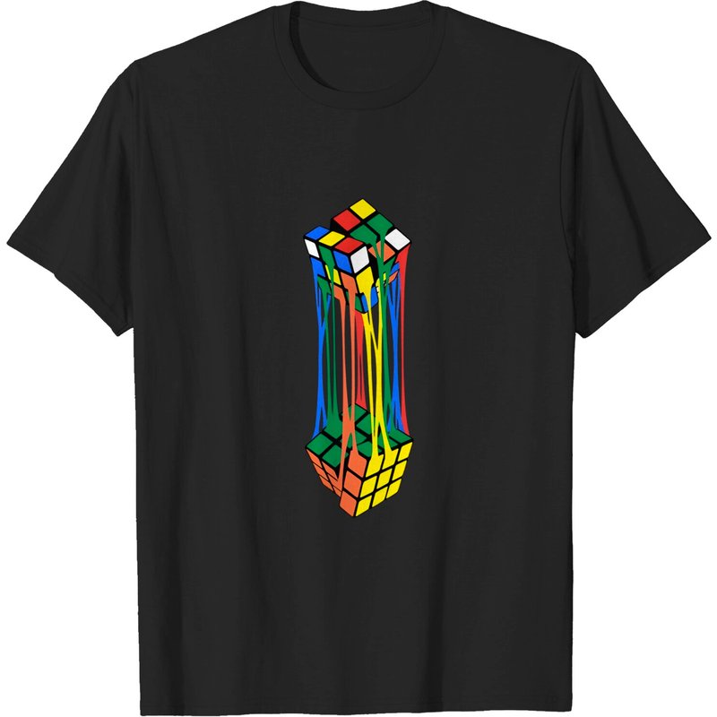 Rubiks Cube Colorful T-shirt — Mens T Shirts