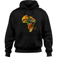 Lion African Continent Africa Male Lion Hoodies — Sweats à capuche pour hommes