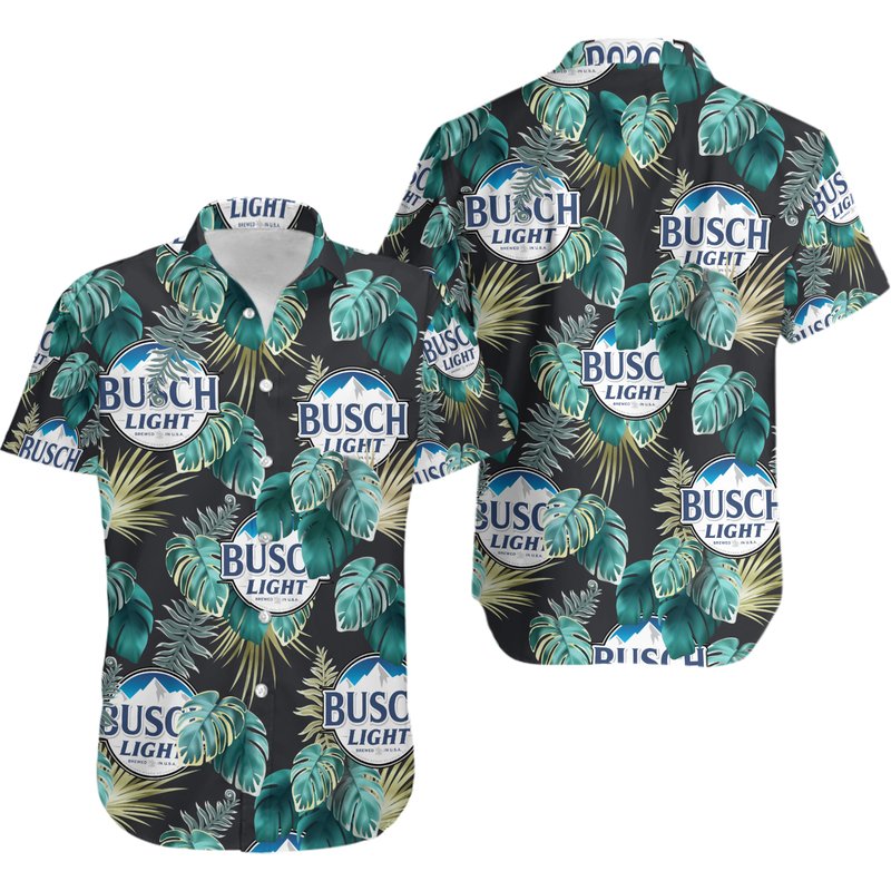 Light Beer Tropical Unisex Hawaiian Shirt — Chemises décontractées pour hommes