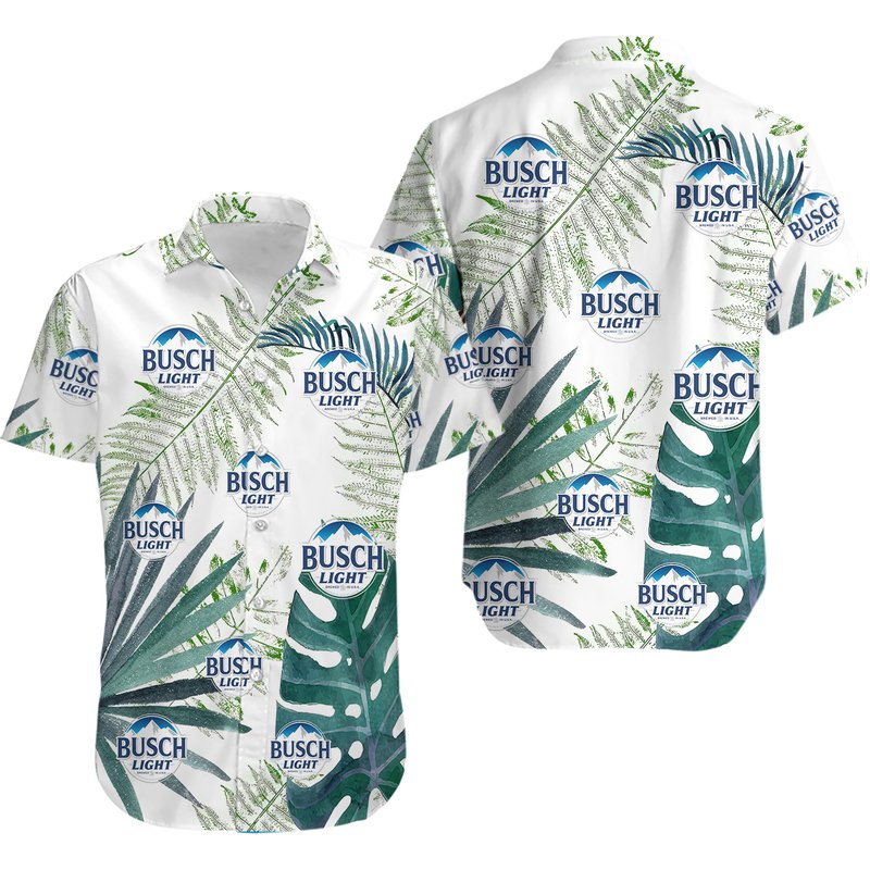 Light Beer Leaves Unisex Hawaiian Shirt — Chemises décontractées pour hommes