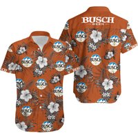 Light Beer Burnt Earth Flower Hawaiian Shirt