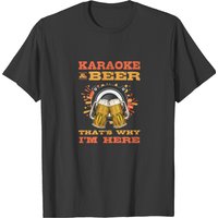 Cool Karaoke Bar Music Lover Singer Instrument T-shirt — T-shirts pour hommes