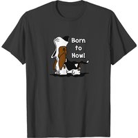 Born To Howl Basset Hound T-shirt — T-shirts pour hommes