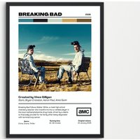 Breaking Bad - Tv Series Print | Modern Vintage |minimalist, Tv Series Poster