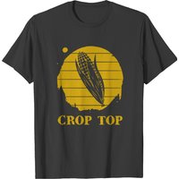 Funny Sarcastic Crop Top T-shirt — T-shirts pour hommes