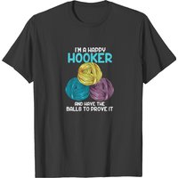 Crocheting Knitting Hooker Quilting Sewing Fabric T-shirt — T-shirts pour hommes