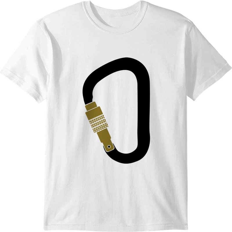 Climbing Carabiner T-shirt — Mens T Shirts