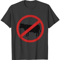 Cow - No Meat Or Steak T-shirt — Mens T Shirts