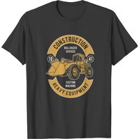 Construction Truck Bulldozer Heavy Equipment T-shirt
