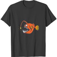 Creepy Angler Fish Glowing Lantern Deep Sea Fish T-shirt — T-shirts pour hommes