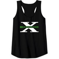 D-generation X Classic Green Logo Graphic Tank Tops