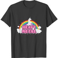 Heavy Metal! (funny Unicorn / Rainbow Mosh Parody T-shirt — T-shirts pour hommes