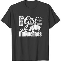 This Girl Loves Rhinoceros Shirt T-shirt — T-shirts pour hommes