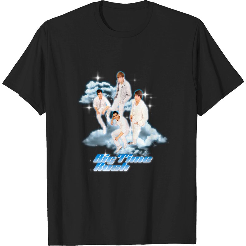 T-shirt à Bande Vintage Big Time Rush T-shirt Essentiel — T-shirts pour hommes